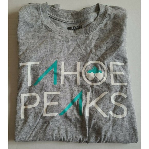 Tahoe Peaks Grey Shirt Size Large - Picture 1 of 4